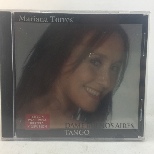 Mariana Torres - Dame Buenos Aires - Tango - Walter Rios Cd