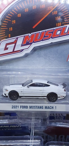 2021 Ford Mustang Mach 1 Blanco Greenlight 1/64