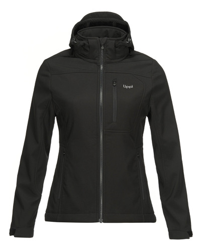 Chaqueta Mujer Macaya Softshell Hoody Jacket Negro Lippi