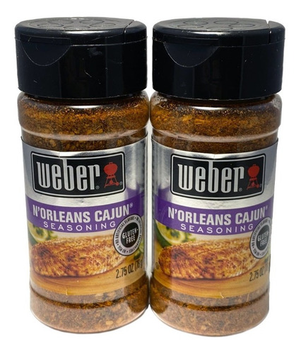 Sazonador Weber® N'orleans Cajun 78 Grs. Two Pack