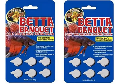 comprar Bloques De Alimentación Para Peces Betta, 6 Tarjetas (set De