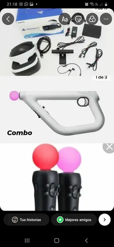 Casco de realidad online virtual ps4 mercadolibre