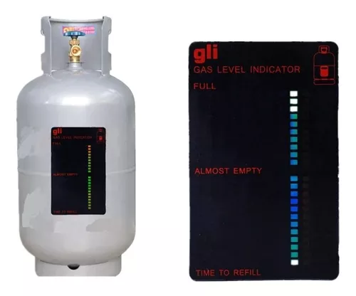 Herramienta de cilindro de gas magnético, indicador de nivel del tanque de  gas, indicador de propano, butano, GLP, indicador de combustible, para