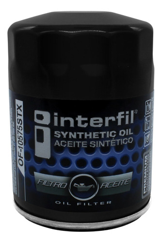 Filtro Aceite Interfil Ford Edge 3.5l 2012 2013 2014 2015