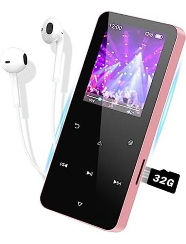 Reproductor Mp3 De 32 Gb Con Bluetooth 5.0, Reproduce Música