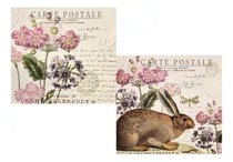 Comprar Láminas Decoupage Laura Craft Set Conejo Y Flores 