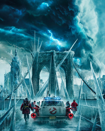 Posters Ghostbusters Frozen Empire Banner Cine 100x70 Cm