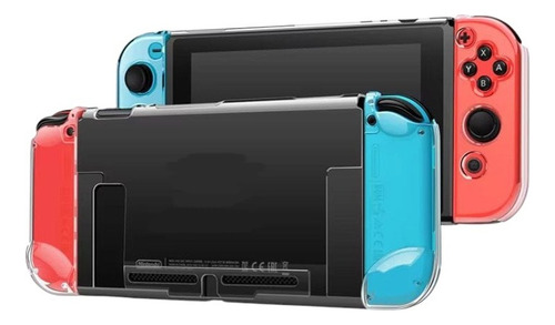 Funda Protector Carcasa Compatible Con Nintendo Switch Transparente