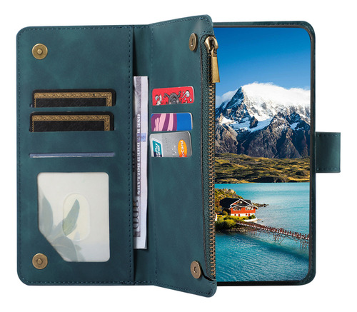 Funda Para Vivo Y20 Vivo Y20i, Estilo Cartera, Funda De Piel Con Cierre, Soporte, Pulsera Abatible