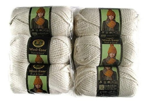 Brand Yarn Wool Ease Grosor Rapido Lana 6 Unidade Pescador