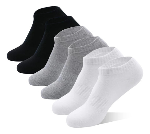 Zborh Calcetines De Corte Bajo Para Mujer, 6 Pares De Calcet