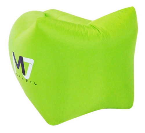 Sofá Inflável M7 Brazil Verde Saco De Dormir Camping Praia
