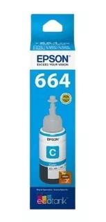 Tinta Epson T664 Original L355 L380 L395 L495 L1300 664