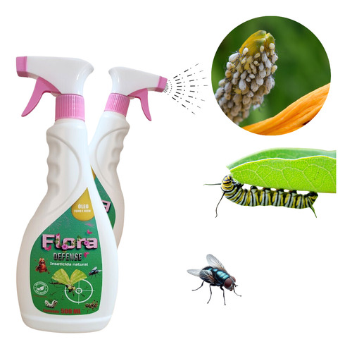 Veneno Lagartas E PuLGões Natural Plantas 500ml Citronela