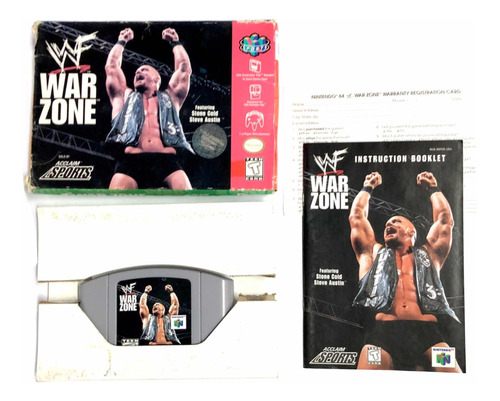 Wwf War Zone - Juego Original Nintendo 64 Cib Warzone Ntsc