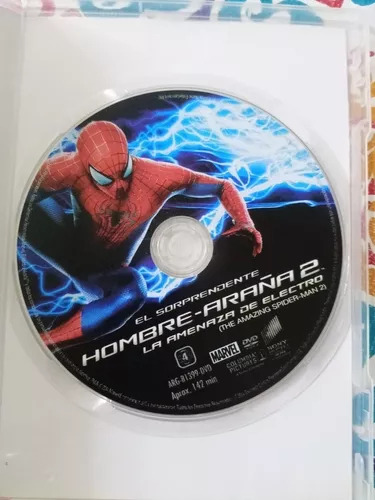 Dvds El Sorprendente Hombre Araña Y La Amenaza De Electro (Usado)