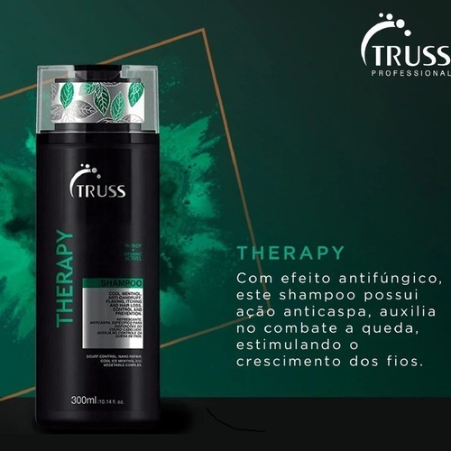 Truss Therapy Shampoo 300ml / Anticaida Caspa Y Grasa