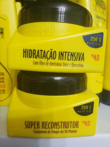 Kit Smooth Line Super Rec+hidrat Intens 250gr+reparador120ml