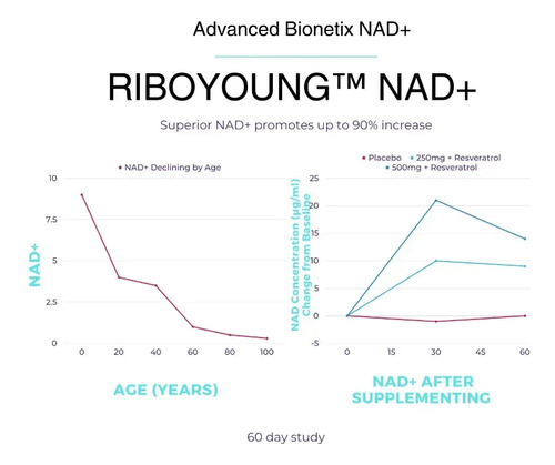 Nad Nicotinamida Advance Biogenix 60 Capsulas