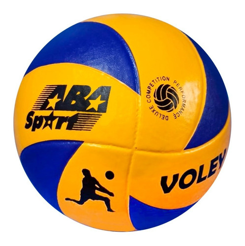 Pelota De Voley Bicolor Reglamentaria De Cuero Sintetico