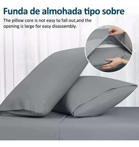Juego De Sábanas Suaves Estilo Egipcio Tamaño King De 4 Piez