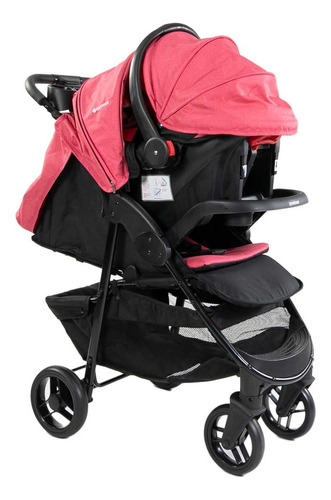 Coche Travel Sienna Bebesit Color Rosa Color Del Chasis Negro