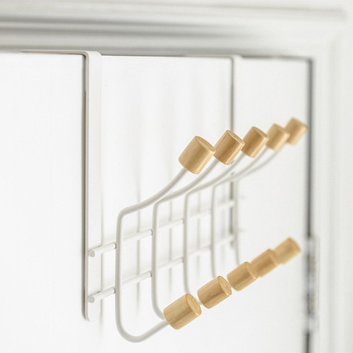 Colgador De Pared De Hierro Forjado, 2 Unidades