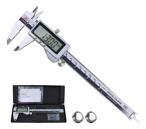 Calibrador Digital Shan Acero Inoxidable 15 Cm Automático