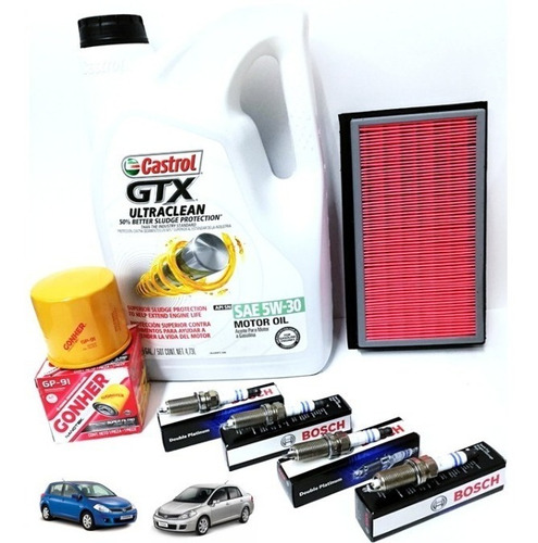 Kit De Afinación Nissan Tiida Hb 1.6l 2008 Aceite 5w30