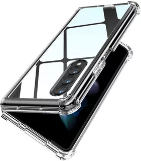 Capa Compatível Galaxy Z Fold 4 Clear Hybrid Anti Impacto Cor Transparente Liso