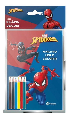 Spider-man: Ler E Colorir, De Marvel. Ler E Colorir Editorial Culturama, Tapa Mole, Edición Regular En Português, 2024