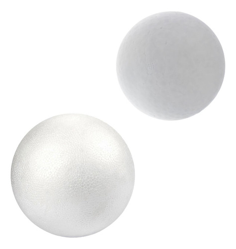 2 Bolas De Espuma Blancas De Poliestireno Para Manualidades,