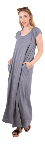 Maxi Vestidos Mujer Verano De Algodon Talle Grande Liviano