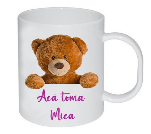 Taza Niños Polimero Irrompible Gran Calidad Personalizadas