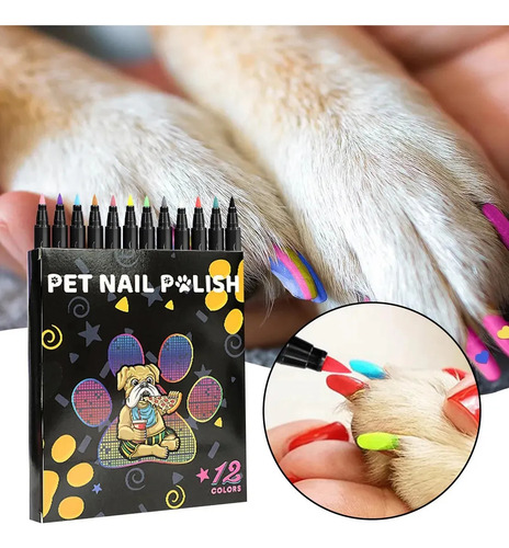 Kit De Rotuladores De Uñas Soft - Head Pet, Resistente Al Ag