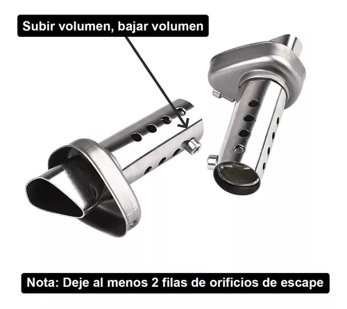 38-51MM Entrada Universal Moto Akrapovic Silenciador Con DB Killer Escape  Moificación