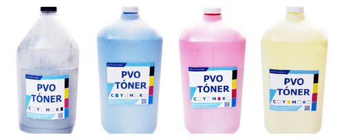 4 Kilos De Pvo Toner Para Uso En Sha Mx 3070 Cmybk