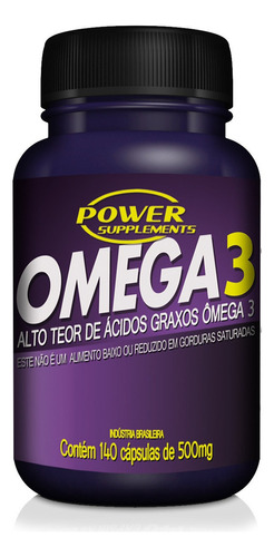 Omega 3 - 140 Cápsulas - Power Supplements