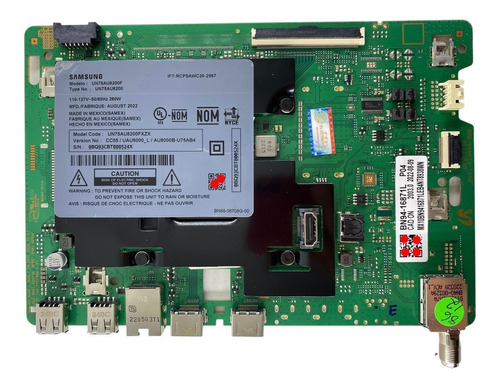 Main Samsung Bn97-18264e Bn94-16871l Un75au8200f Ver. Cc05