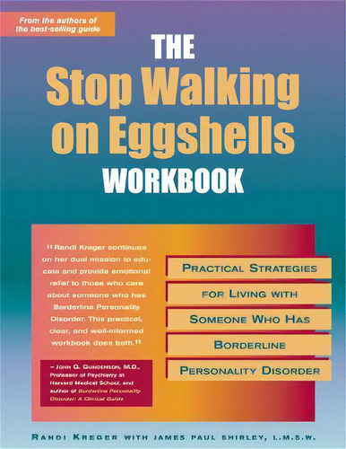 Stop Walking On Eggshells Workbook, De James Paul Shirley. Editorial New Harbinger Publications, Tapa Blanda En Inglés