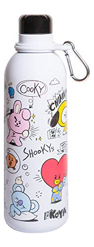 Botella De Agua Oficial De Kawaii, 500 Ml, Producto Bt21, 17