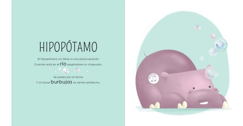 Imagen 2 de 4 de Libro C/ Sonidos Infantil Selva Bosque Campo Sabana Manolito