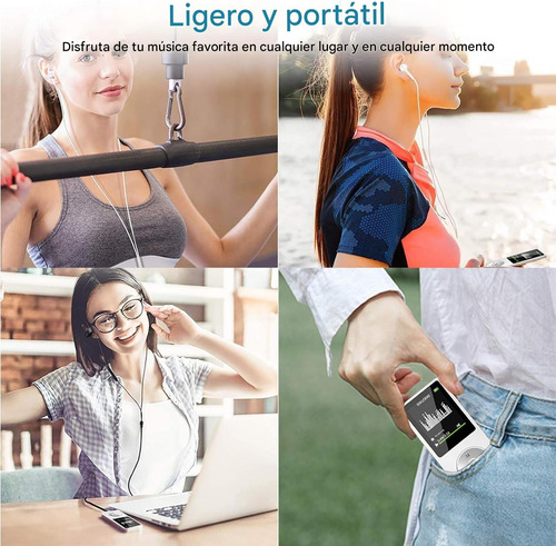 Reproductor Música Mp3 Con Bluetooth Función De Portátil
