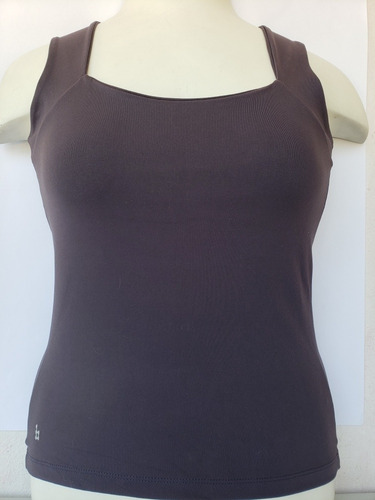 Playera Deportiva Dama Brasilsul Gris Hacer Ejercicio Licra (Usado)
