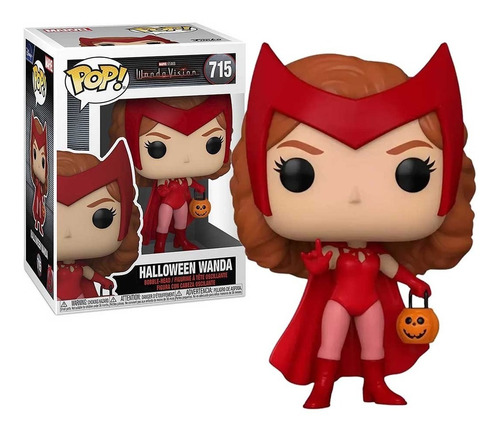 Funko Pop Wanda Halloween Calabaza Wandavision Protector 715