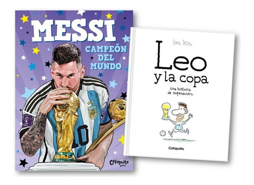 * 2 Libros Messi Campeon Del Mundo + Leo Y La Copa * Ian K 