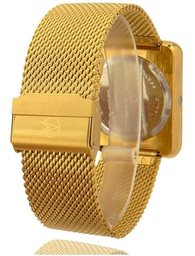 Relógio Champion Feminino Digital Banhado Ouro 18k Ch40080v