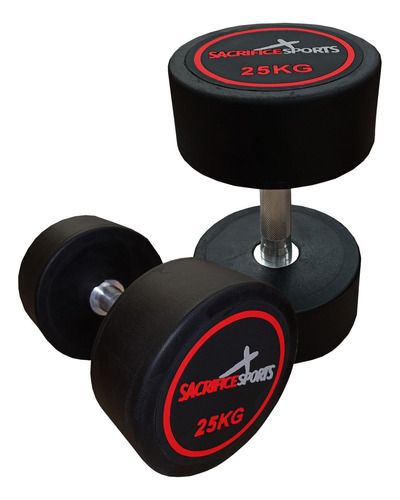 Mancuernas Profesionales Sacrifice Sports. Par De  25 Kg C/u