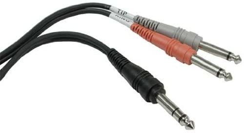 Cable Hosa Trs A Doble Insercion Ts De 1/4 In, 3.3 Pies