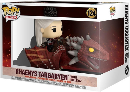 Funko Pop House Of The Dragon Rhaenys Targaryen Y Meleys 124